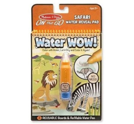 Safari - Malowanie Wodą - Water Wow!- Znikające Kolory - Kolorowanka Wodna - Melissa & Doug