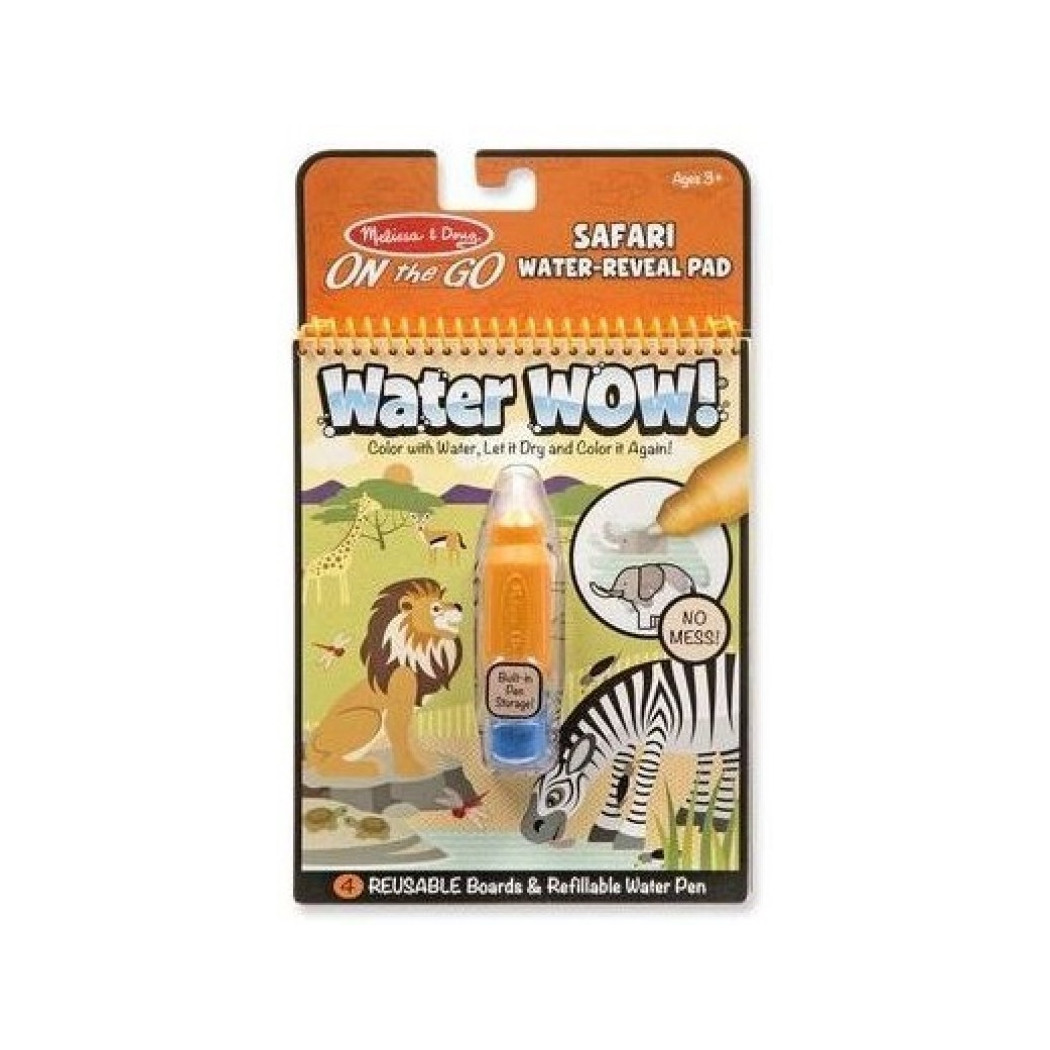 Safari - Malowanie Wodą - Water Wow!- Znikające Kolory - Kolorowanka Wodna - Melissa & Doug