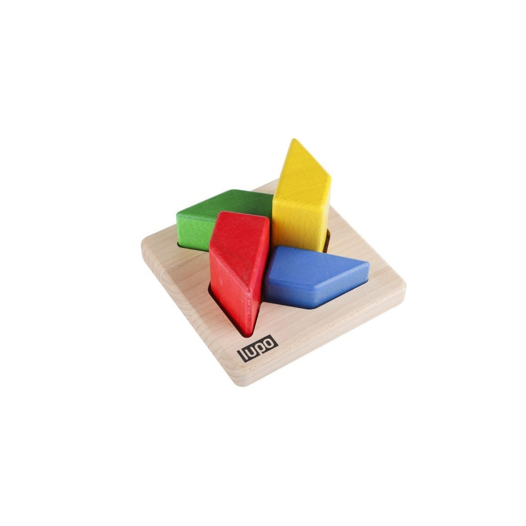 WYPRZEDAŻ DREWNIANA PIRAMIDKA/SORTER WIATRACZEK LUPO MONTESSORI