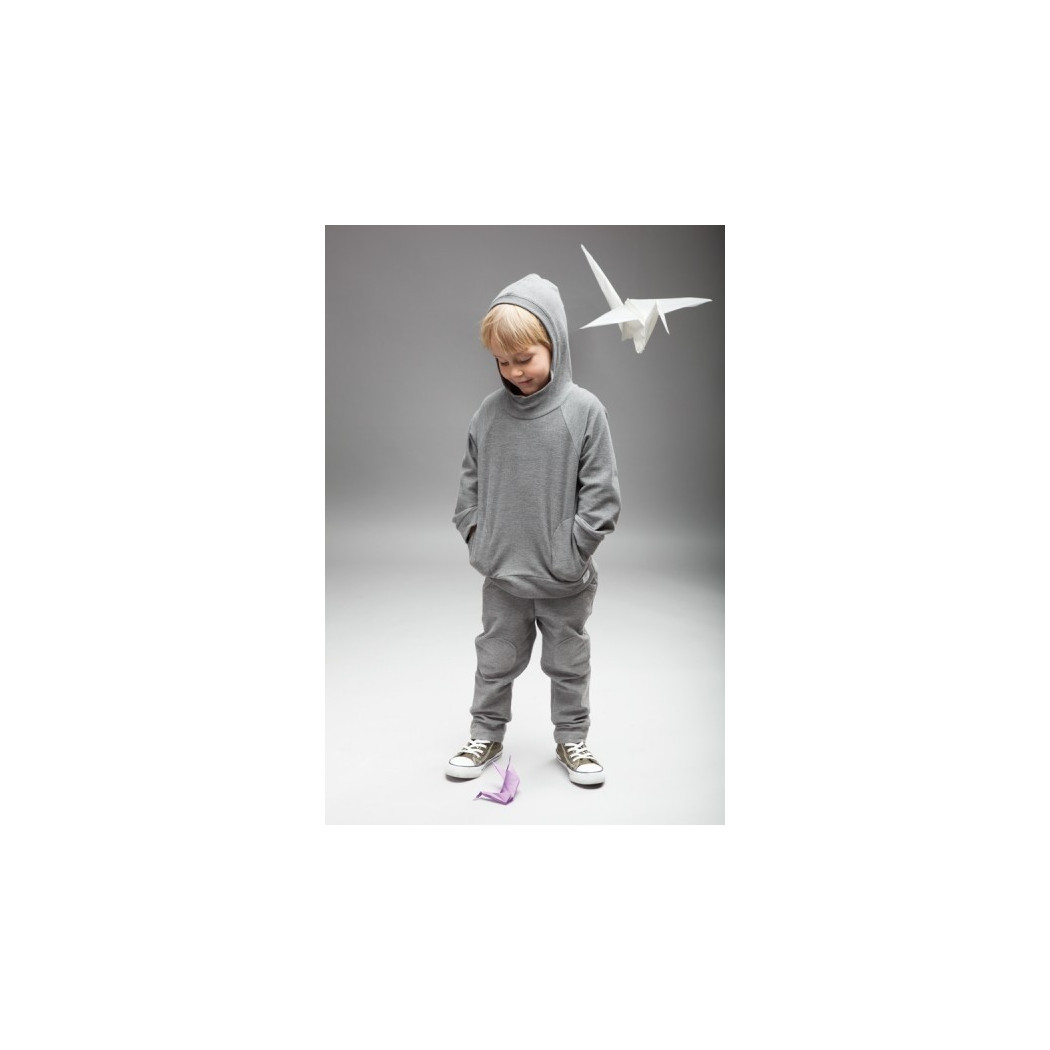 BLUZA HAPPY KIDS ROZMIAR 92 SZARA