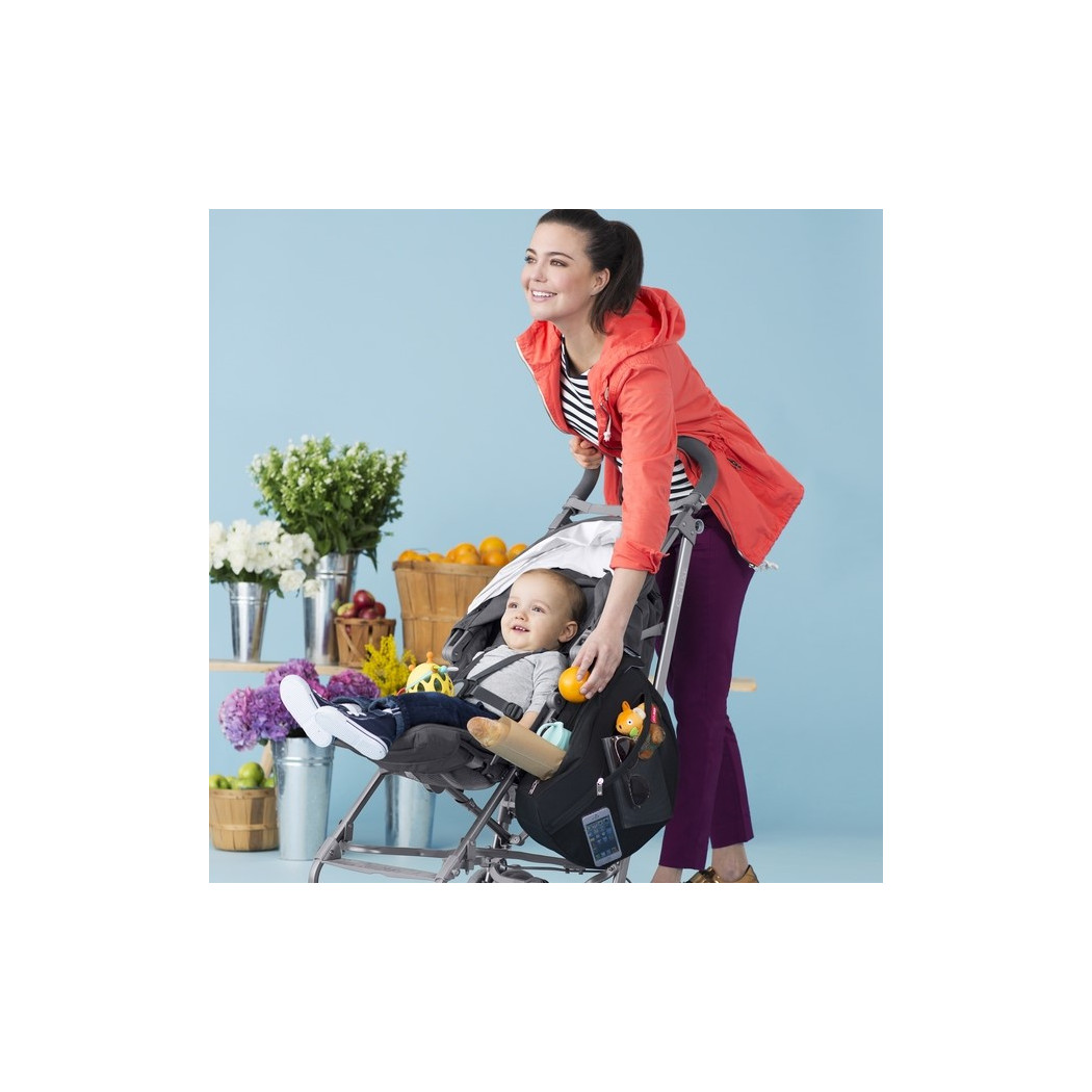 Torba Boczna do Wózka Saddle Bag Black/Czarna - Skip Hop