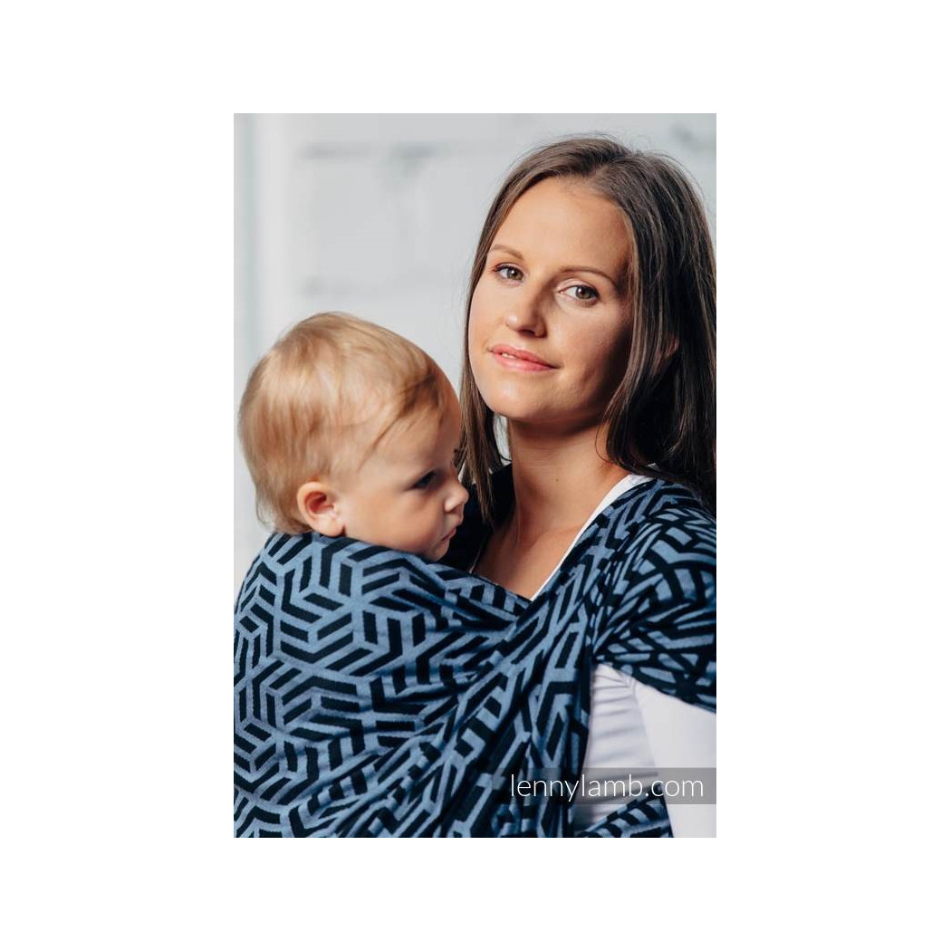 KYANIT M - Moja druga chusta do noszenia dzieci - splot żakardowy - Rozmiar M (4,6 metra) - LennyLamb