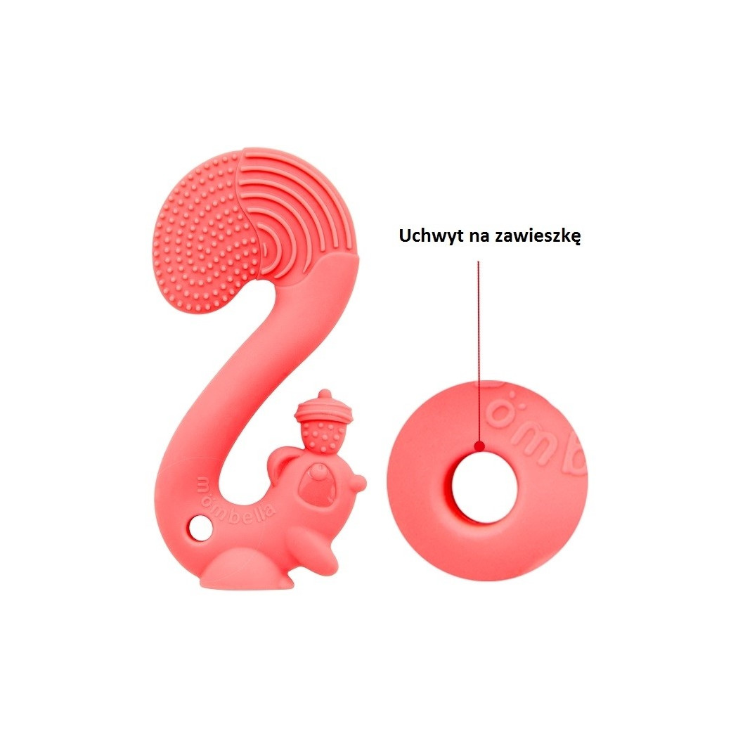 Gryzak Zabawka - Squirrel Red - Wiewiórka czerwona - Mombella