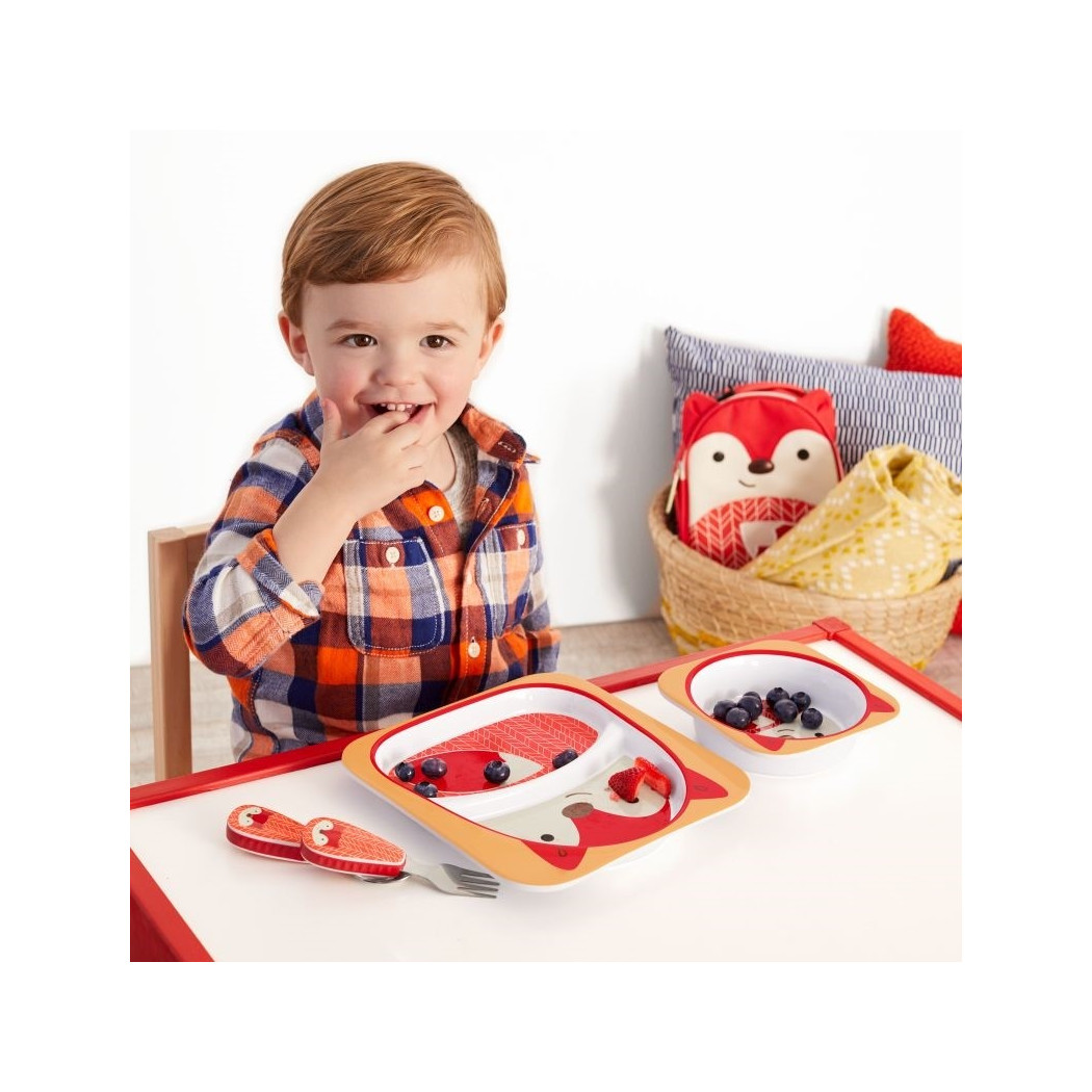 Zestaw Jedzeniowy Zoo Lisek - Skip Hop