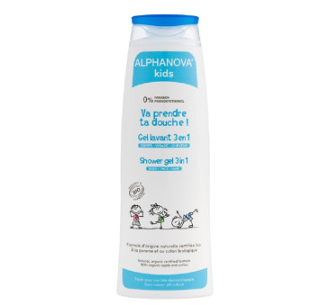 Żel 3w1 do ciała i włosów 250ml - Alphanova Kids