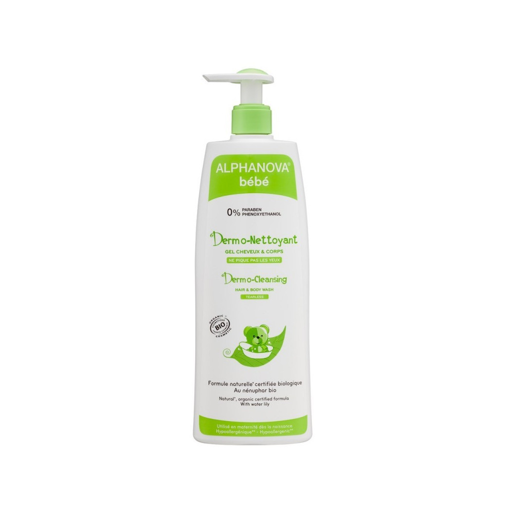 WYPRZEDAŻ Dermo - Żel do mycia ciała i włosów - 500 ml - Alphanova Bebe