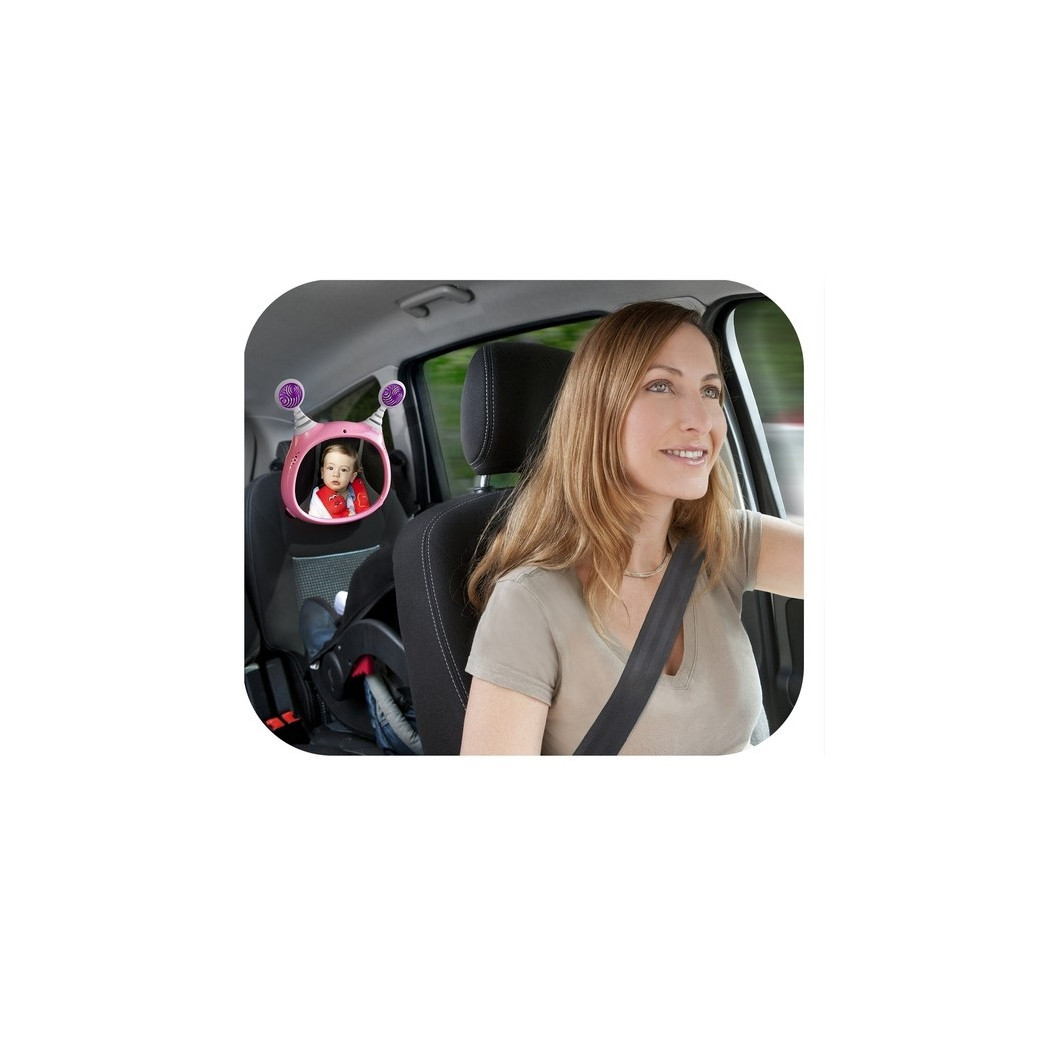 Różowe Lusterko aktywne do samochodu - Pink - Benbat
