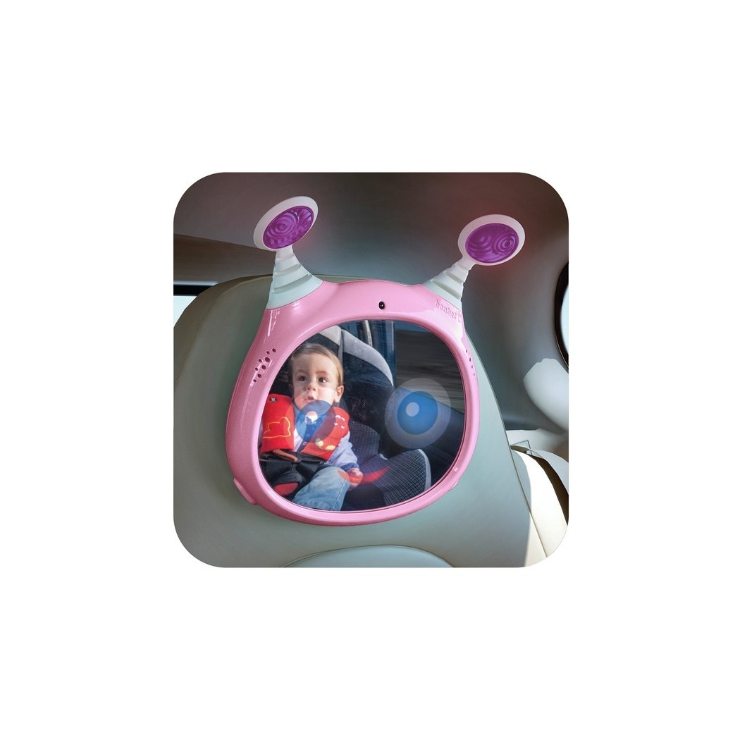 Różowe Lusterko aktywne do samochodu - Pink - Benbat