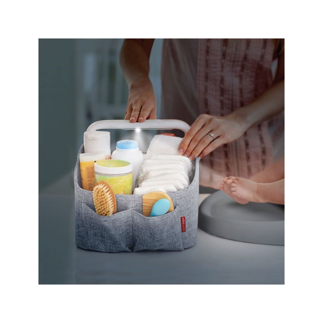 Organizer Podróżny z Lampką Heather Grey/Szary - Skip Hop