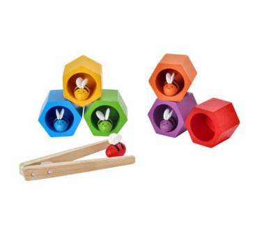 Plaster miodu z pszczółkami zabawka zręcznościowa - Plan Toys - Montessori