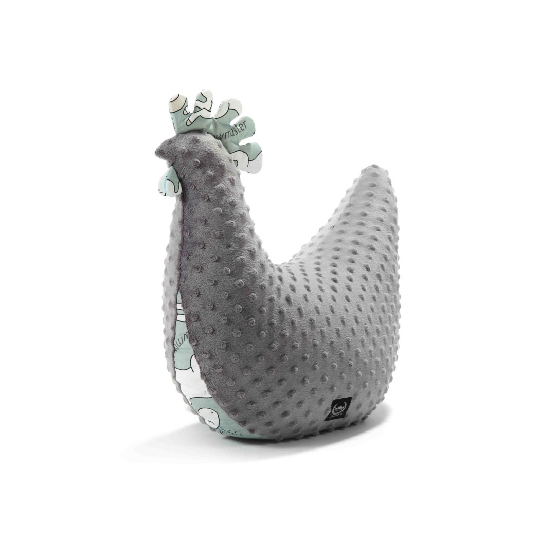 Kura Babci Dany - Grey - Unicorn Rainbow Knight - by Maja Bohosiewicz - La Millou