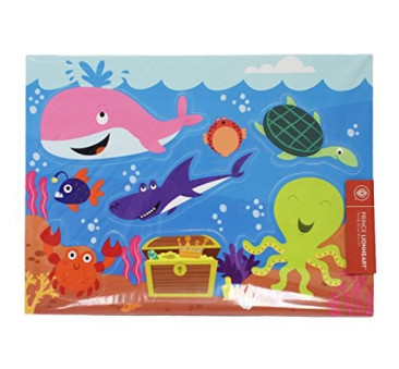 Piankowa mata puzzle do kąpieli - Ocean/Dino - Prince Lionheart
