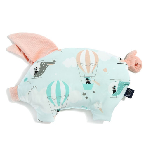 Podusia Sleepy Pig - Miss Cloudy - Powder Pink - La Millou - Velvet Collection