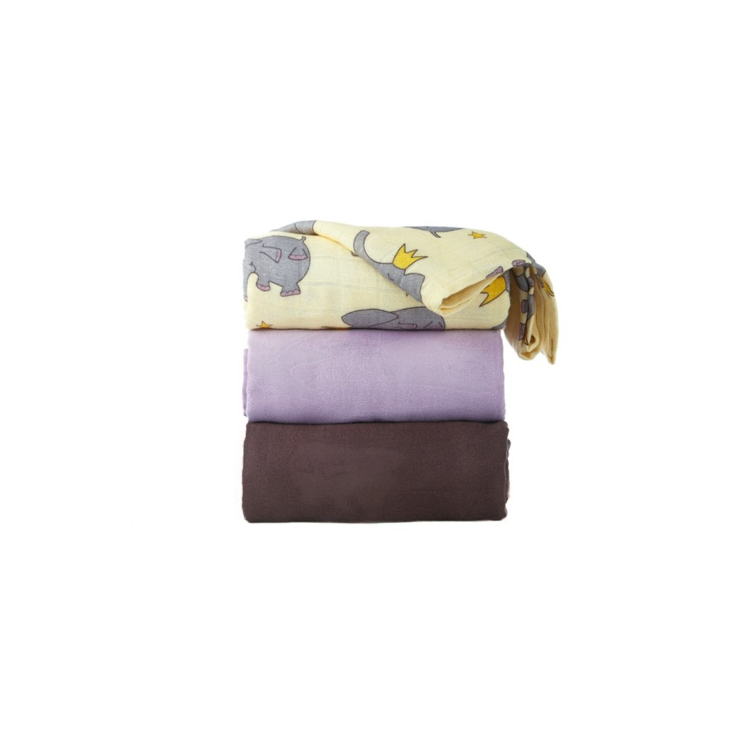 OTULACZ TULA - 3 PACK - ELEPHANT PRINCE