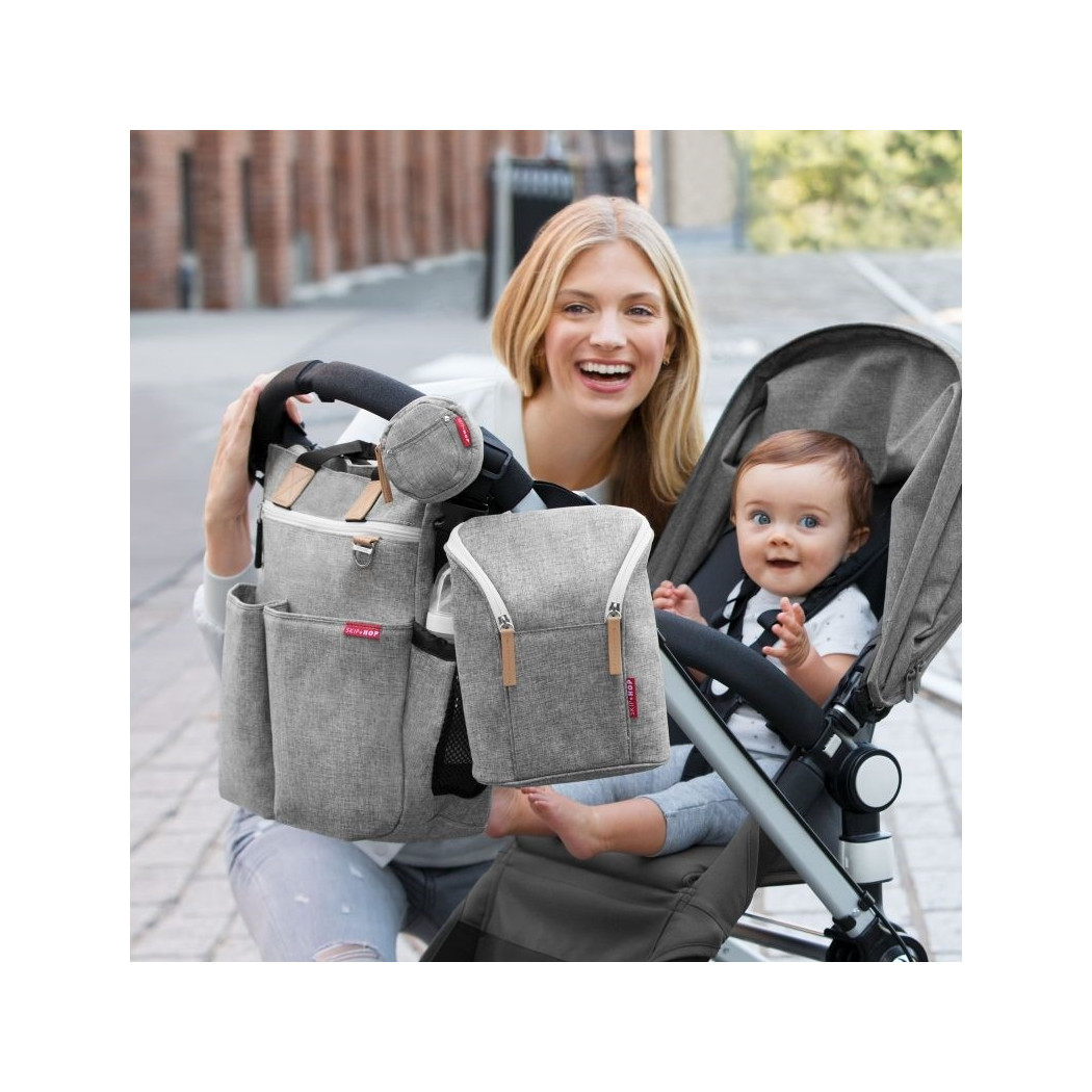 Torba Duo Signature Grey Melange - Skip Hop
