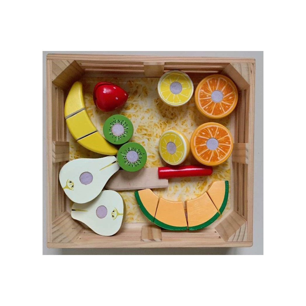 Drewniane owoce do krojenia - Melissa & Doug - Montessori