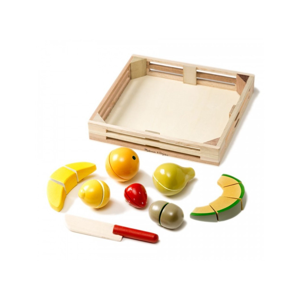 Drewniane owoce do krojenia - Melissa & Doug - Montessori