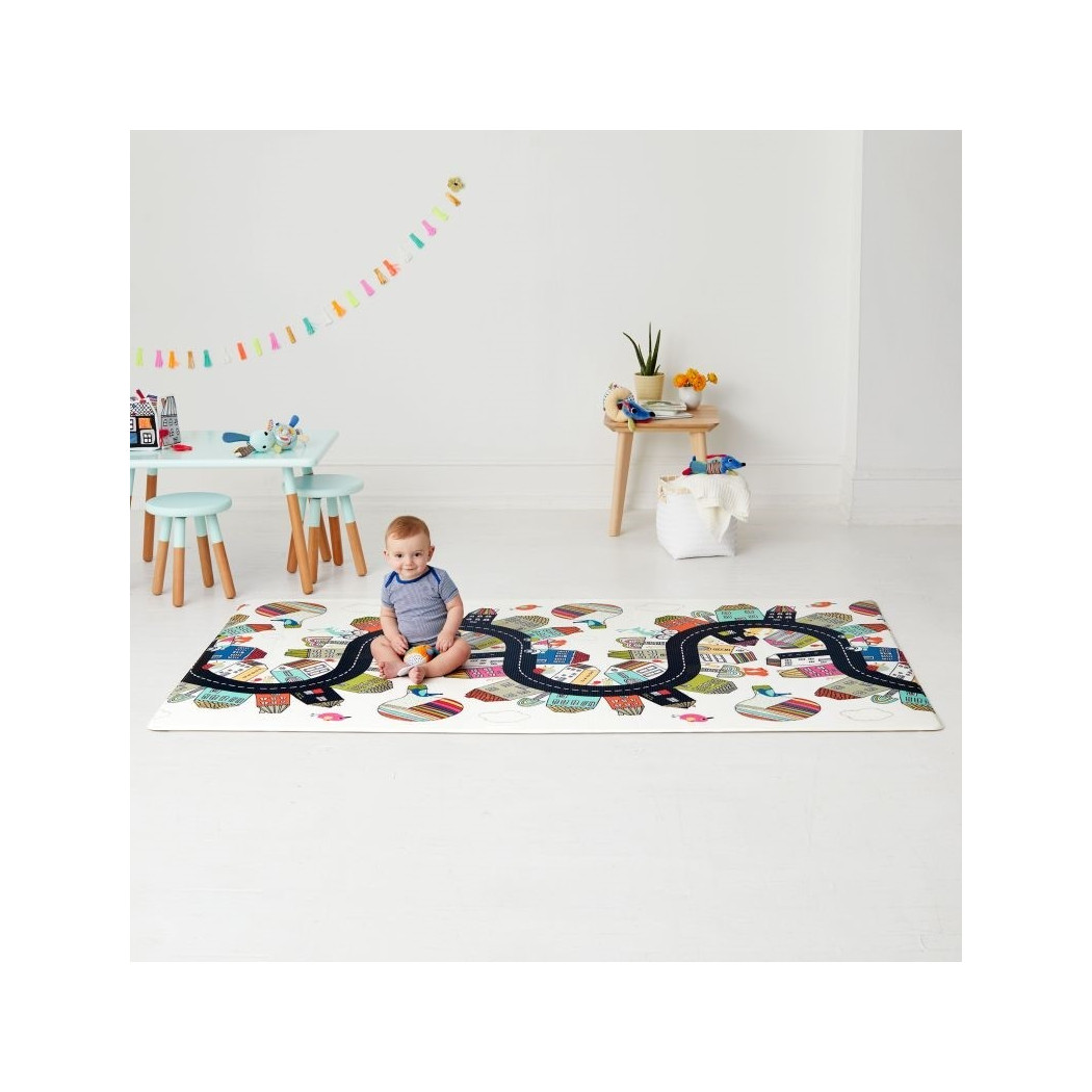Wesołe Podwórko Dwustronny Dywan Piankowy - Skip Hop - bezpieczna mata