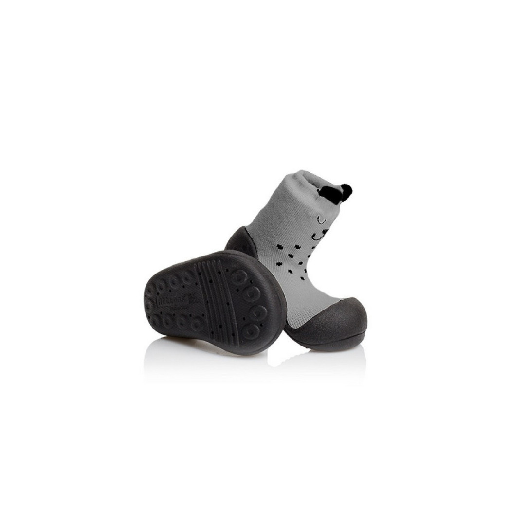 Cutie Gray/Szare - rozmiar L/21,5 - Attipas - buty/skarpetki/papcie
