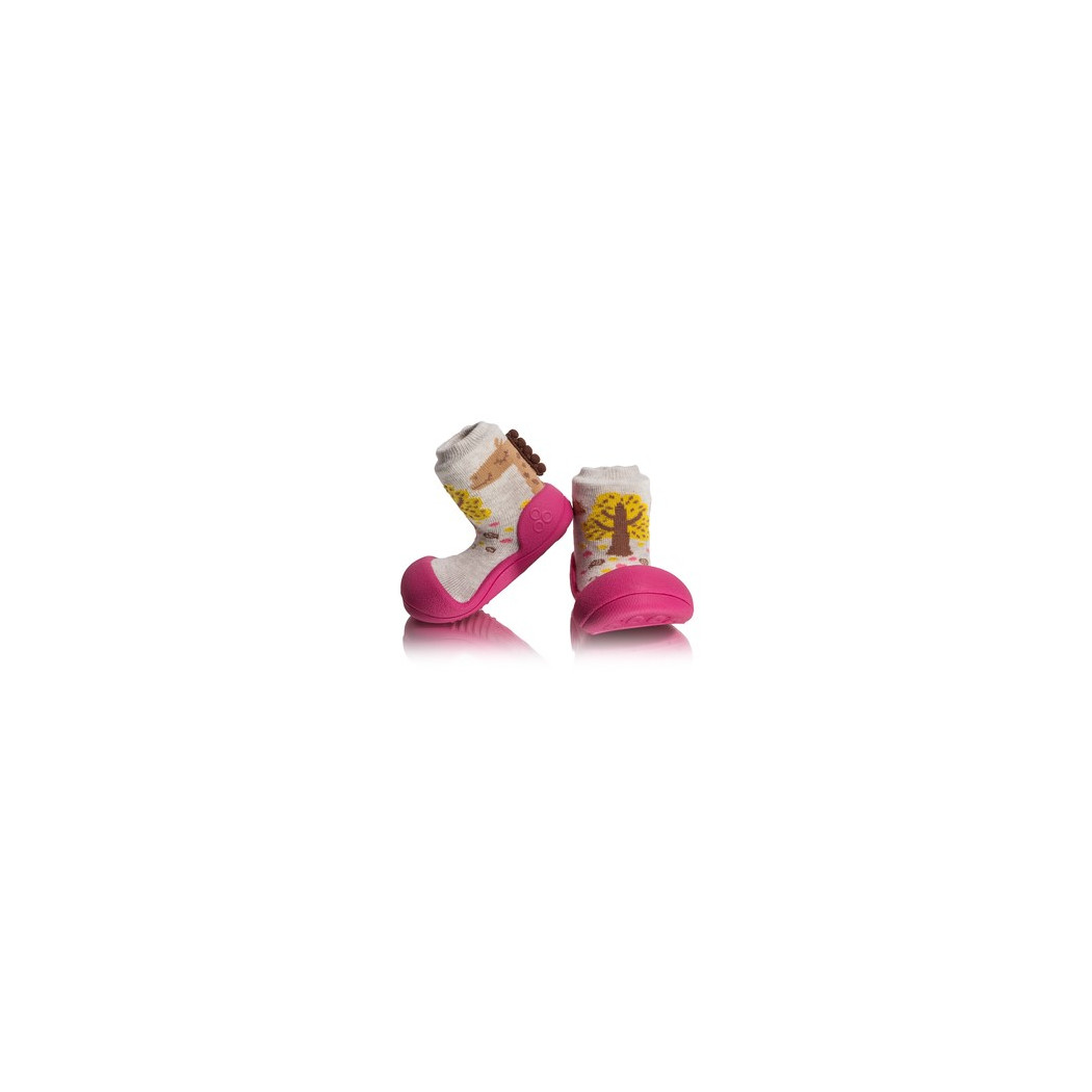 Giraffe Fuchsia/Fuksja - rozmiar L/21,5 - Attipas - buty/skarpetki/papcie