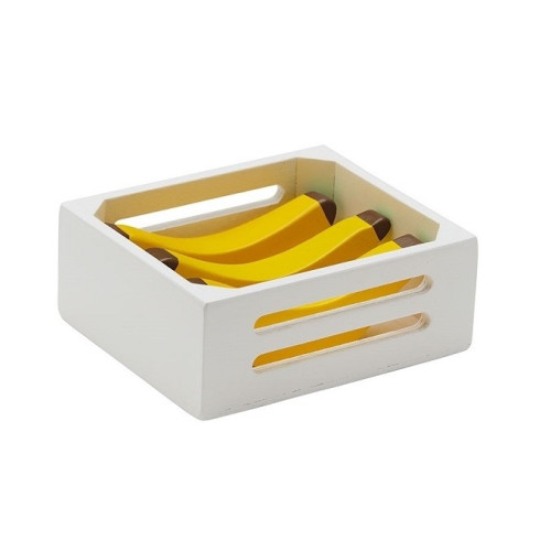 Skrzynka Z Bananami - Drewniane Banany - Owoce - Kids Concept - Montessori