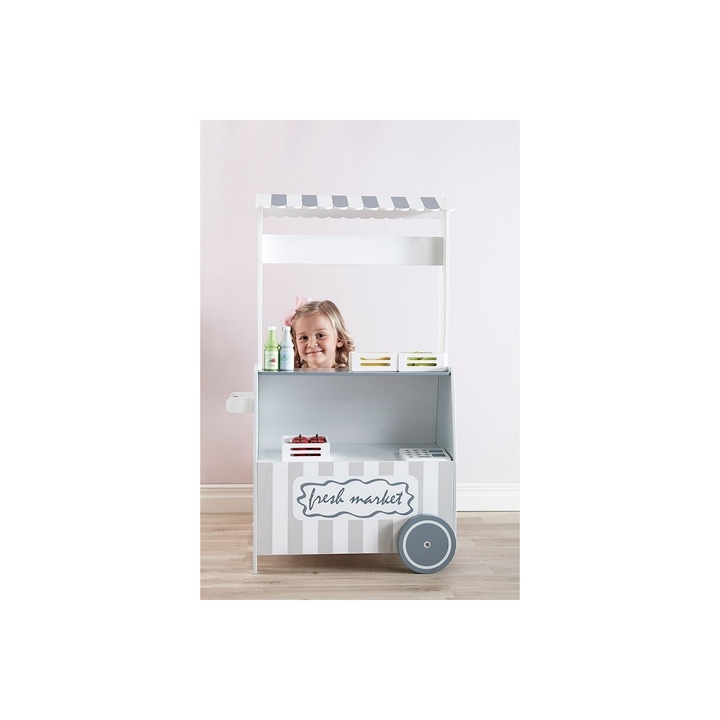 Skrzynka Z Jabłkami - Drewniane Jabłka - Owoce - Kids Concept - Montessori