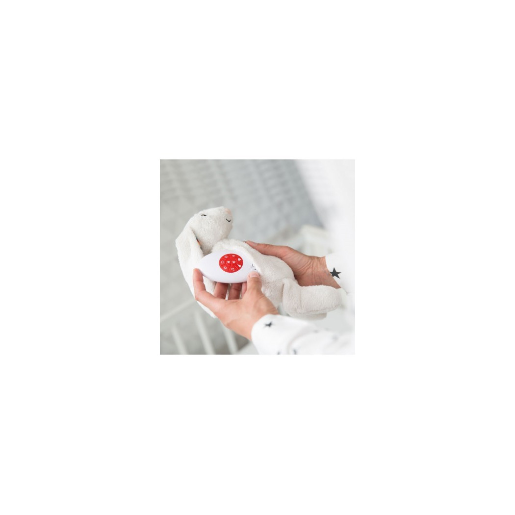 Przytulanka usypianka królik Bibi z bijącym sercem - Zazu