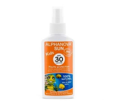 Spray Przeciwsłoneczny - filtr 30 - Bio - Alphanova Sun Kids