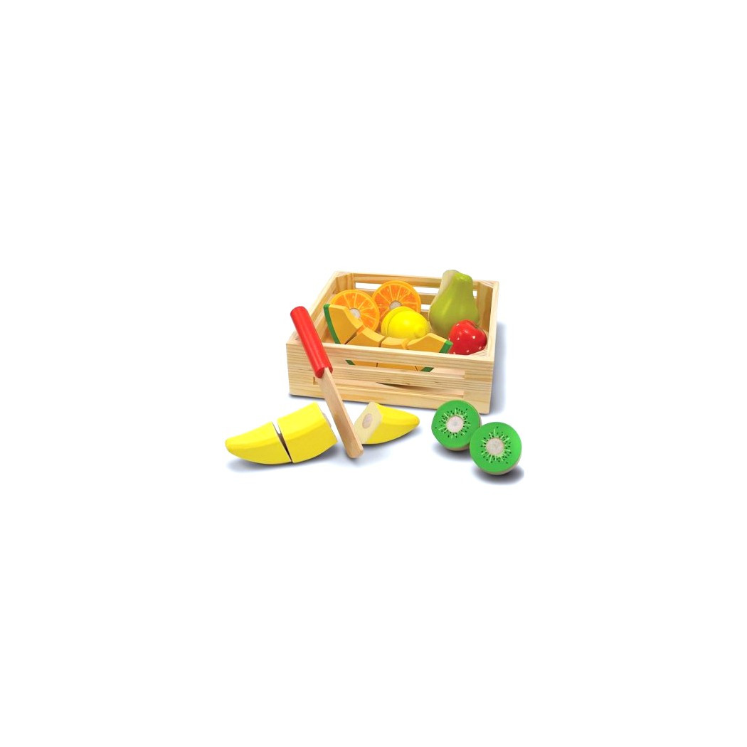 Drewniane owoce do krojenia - Melissa & Doug - Montessori