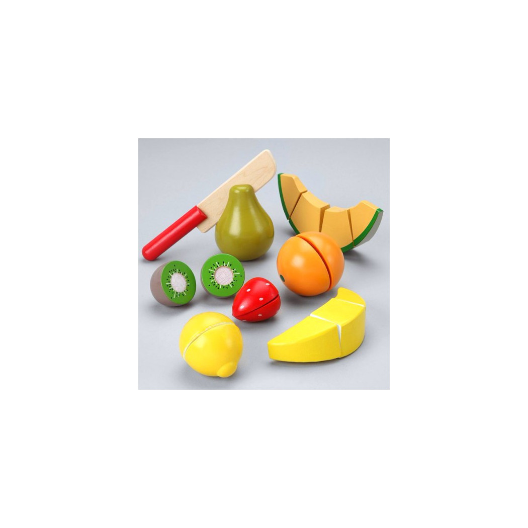 Drewniane owoce do krojenia - Melissa & Doug - Montessori