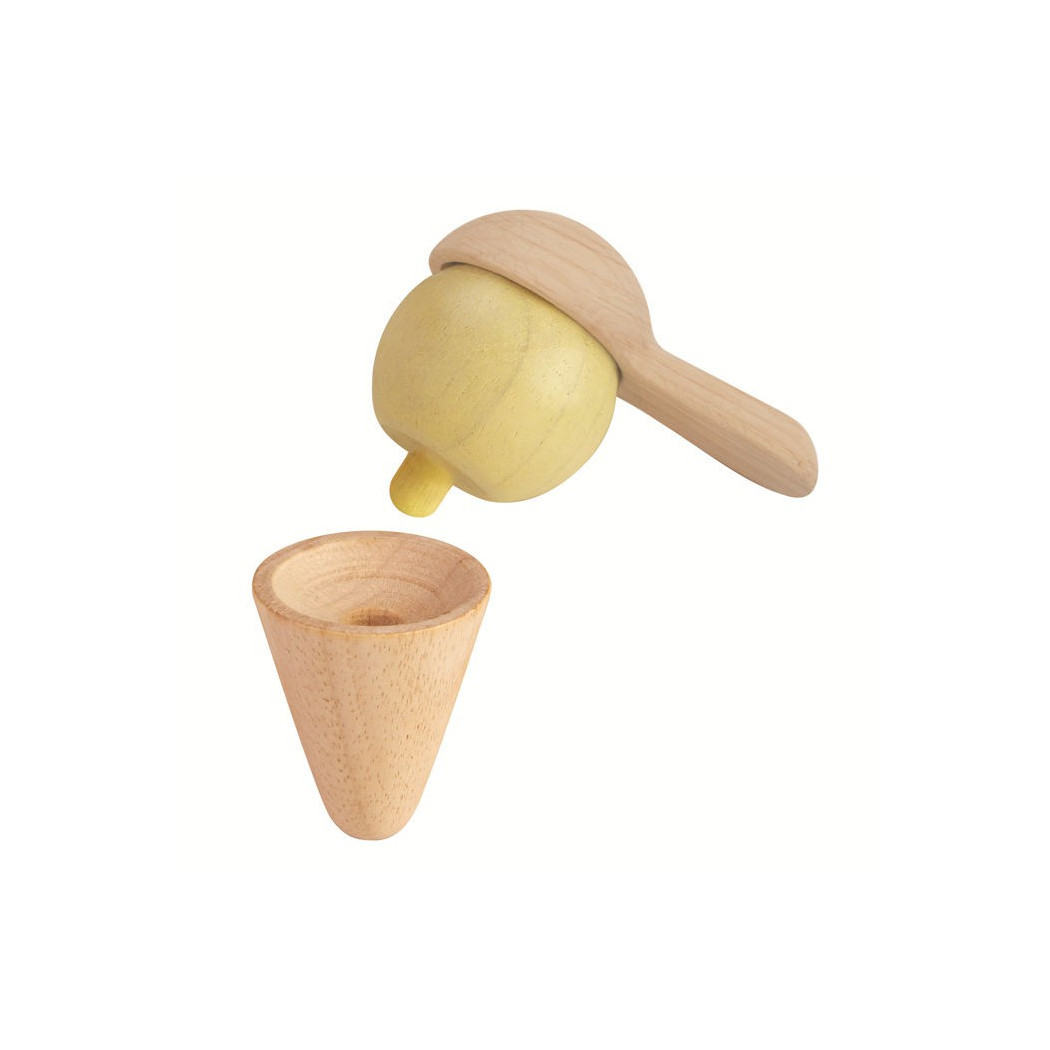 Pastelowa drewniana lodziarnia - Plan Toys - Montessori