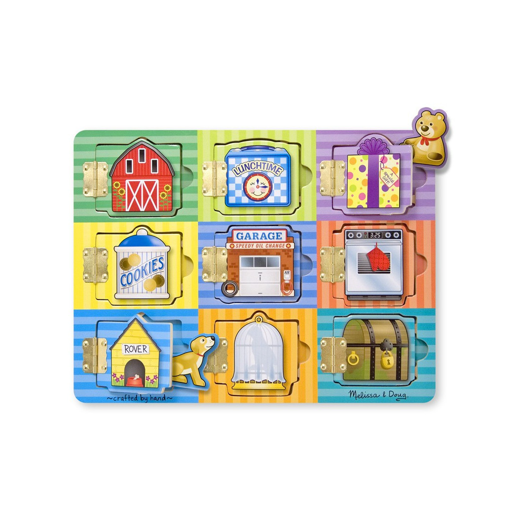 Tablica Edukacyjna Otwórz i Zamknij - Melissa & Doug - Montessori