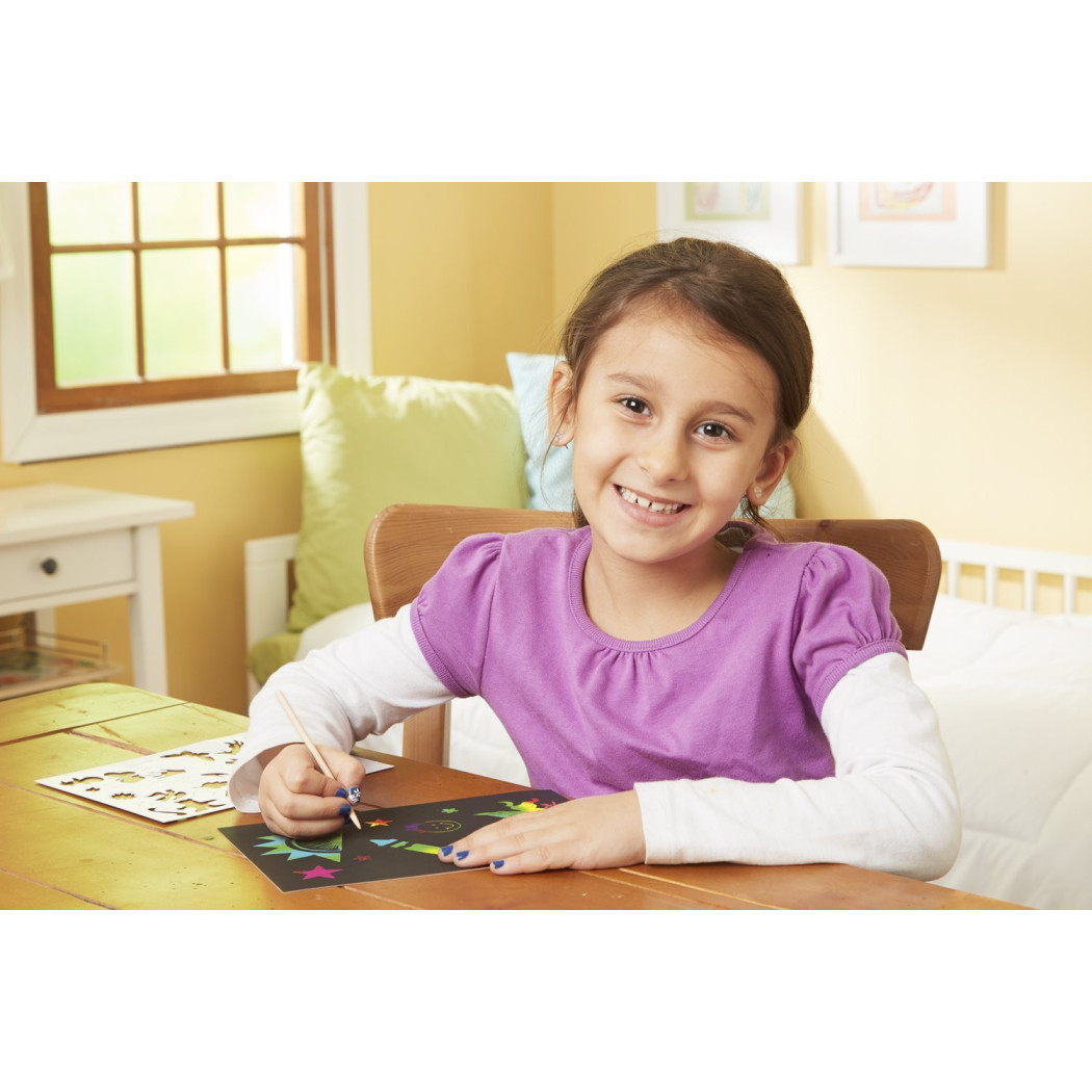 Zdrapki Holograficzne Kolorowe -Tęcza - Melissa & Doug