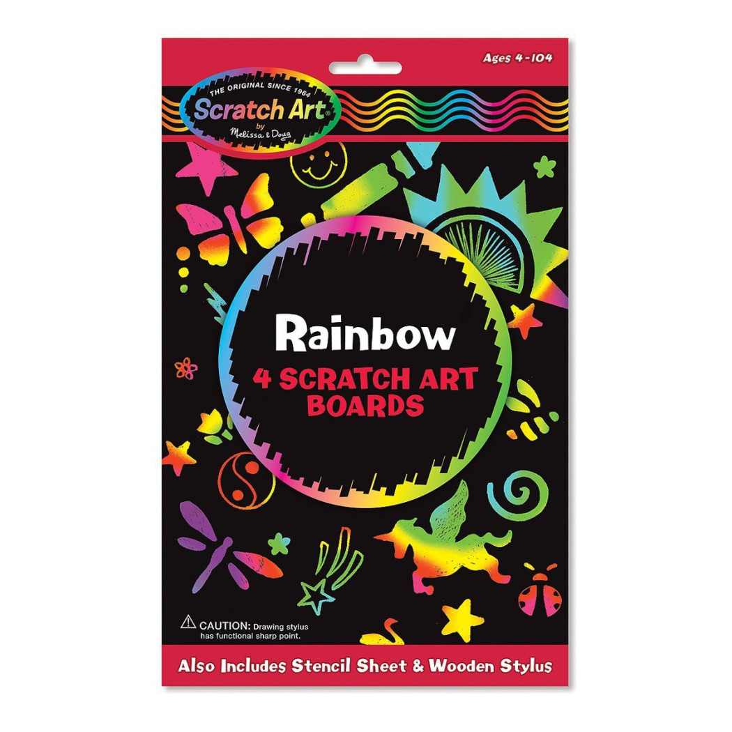 Zdrapki Holograficzne Kolorowe -Tęcza - Melissa & Doug