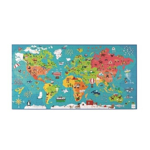 Puzzle Mapa Świata - Scratch