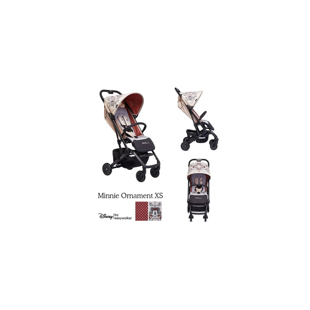 Disney by Easywalker Buggy XS Wózek spacerowy z osłonką przeciwdeszczową Minnie Ornament - Easywalker