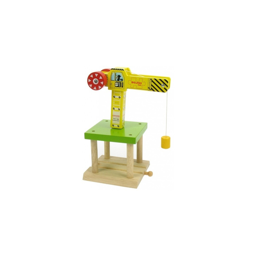 Dźwig Załadunkowy - Żuraw Kolejowy - seria Drewniana Kolejka - BigJigs