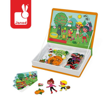 Magnetyczna układanka 4 Pory roku Kolekcja 2018 - Janod