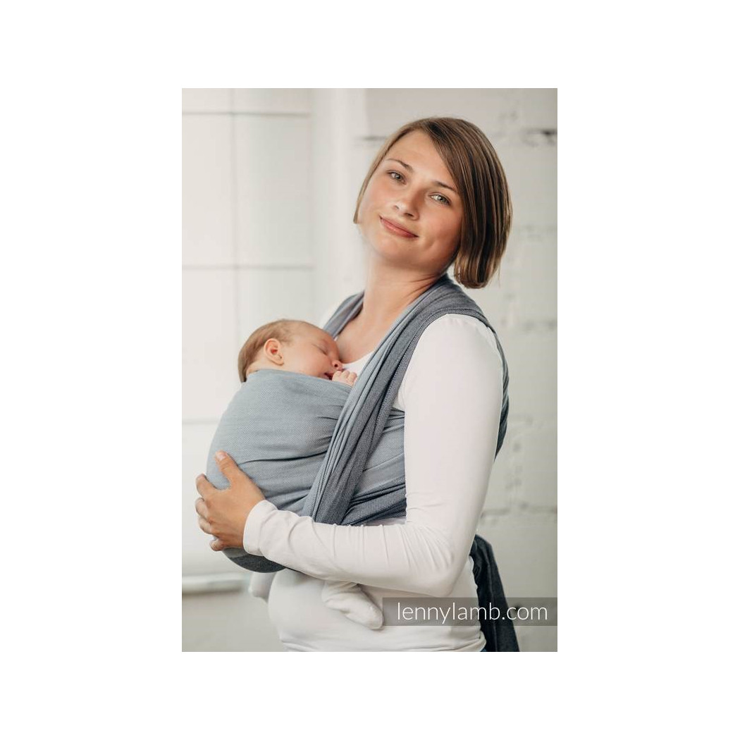 HOWLIT M - Moja pierwsza chusta do noszenia dzieci -tkana splotem skośno - krzyżowym - Rozmiar M (4,6 metra) - LennyLamb