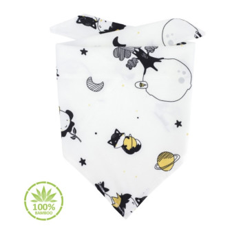 Chustka Trójkątna 100% Bambus - Mały Książe - Makaszka