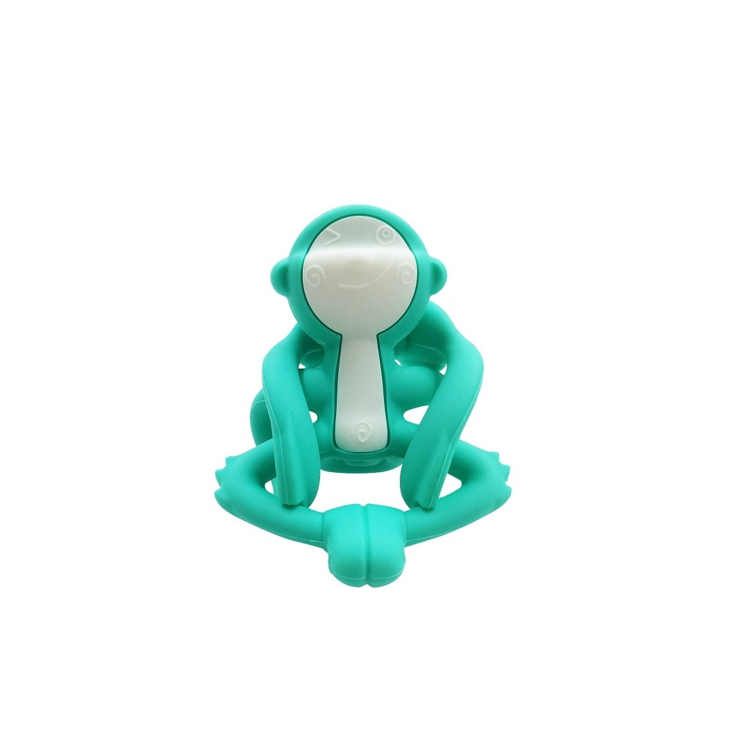 Gryzak Zabawka Małpka - Blue/Turkusowy - Mombella