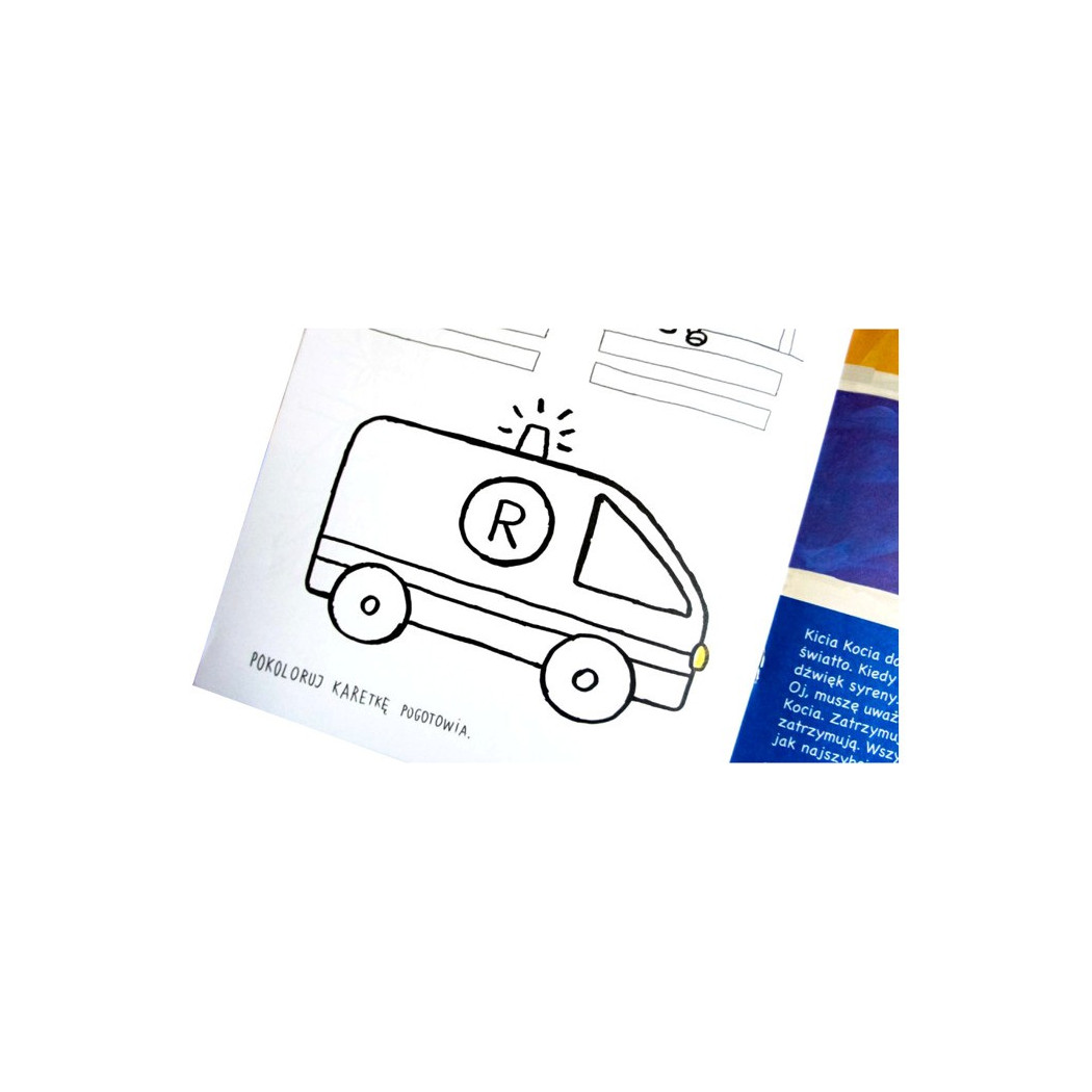 KICIA KOCIA W MIEŚCIE. RUCH ULICZNY KOLOROWANKA - Anita Głowińska - MEDIA RODZINA