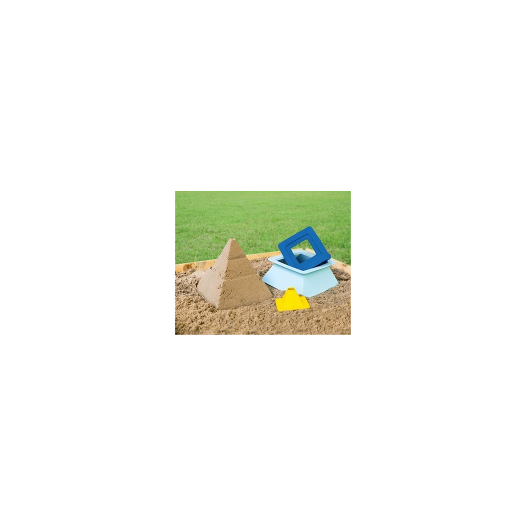 Foremki Pira Vintage Blue + Deep Blue + Mellow Yellow - Do Budowy Piramid - Quut