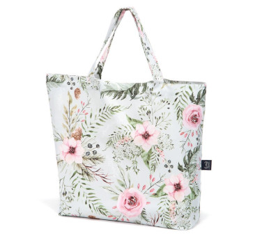 Shopper Bag - Wild Blossom Mint - Torba na zakupy - La Millou