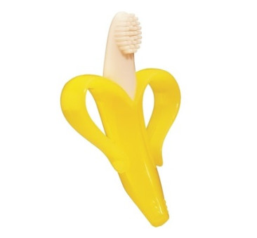 Szczoteczka treningowa - żółta - Baby Banana