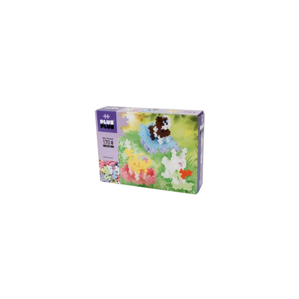 Mini Pastel - Klocki - Puzzle - 170 szt - Zwierzęta - Plus-Plus