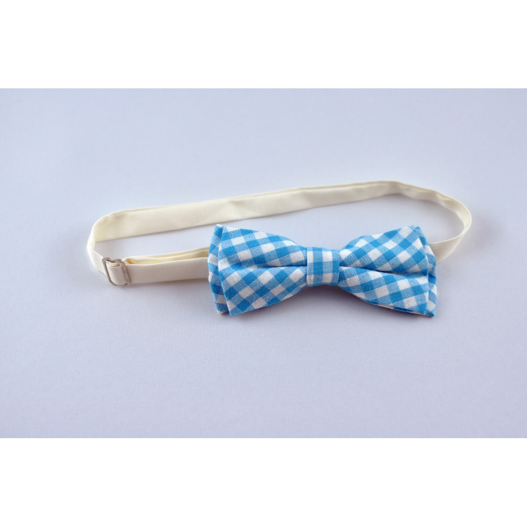 WYPRZEDAŻ MUSZKA CHŁOPIĘCA W KRATKĘ NIEBIESKO BIAŁA