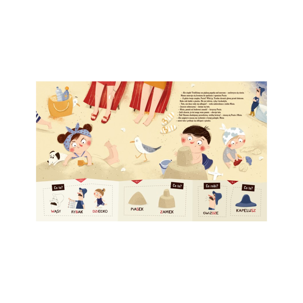 Pucio na wakacjach. Ćwiczenia wymowy dla przedszkolaków - Marta Galewska Kustra - Nasza Księgarnia