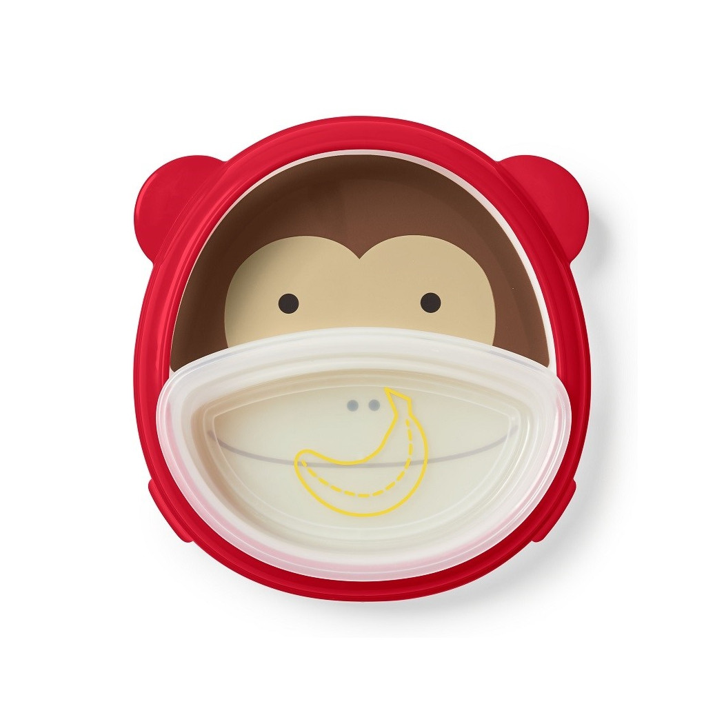 Miska i Talerzyk 2w1 Zoo Małpa - Skip Hop