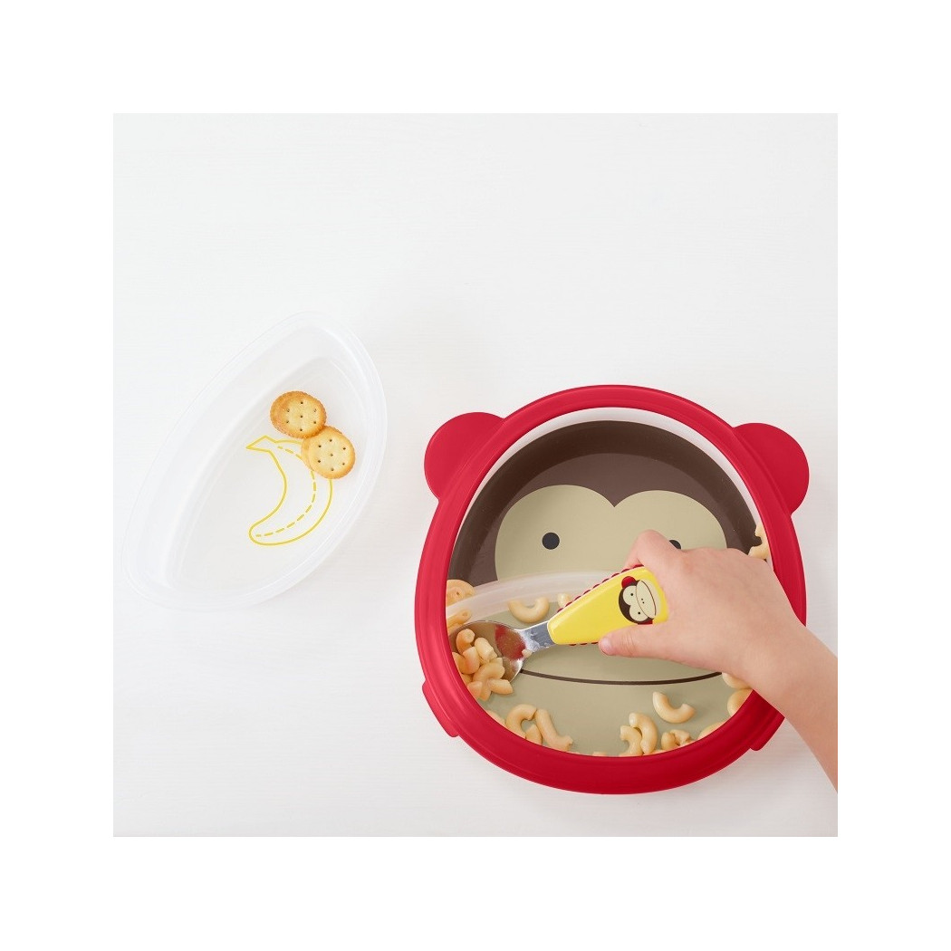 Miska i Talerzyk 2w1 Zoo Małpa - Skip Hop